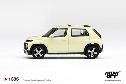 [PRE-ORDER] MINI GT Hyundai Casper Butter Cream Yellow Pearl MGT01385 1/64 Diecast