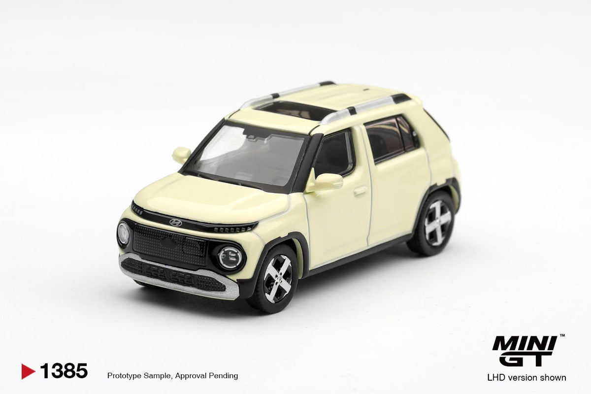 [PRE-ORDER] MINI GT Hyundai Casper Butter Cream Yellow Pearl MGT01385 1/64 Diecast