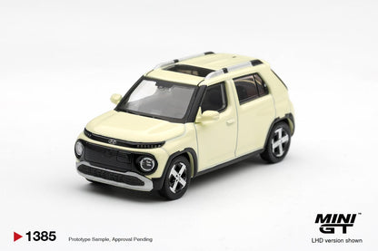 [PRE-ORDER] MINI GT Hyundai Casper Butter Cream Yellow Pearl MGT01385 1/64 Diecast