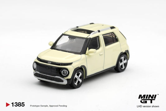 [PRE-ORDER] MINI GT Hyundai Casper Butter Cream Yellow Pearl MGT01385 1/64 Diecast