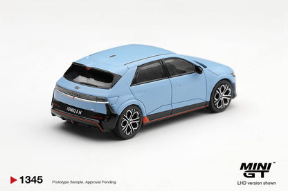 [Pre-Order] Mini GT Hyundai Ioniq 5 N Performance Blue Matt MGT01345 1/64 Diecast