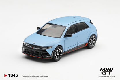 [Pre-Order] Mini GT Hyundai Ioniq 5 N Performance Blue Matt MGT01345 1/64 Diecast