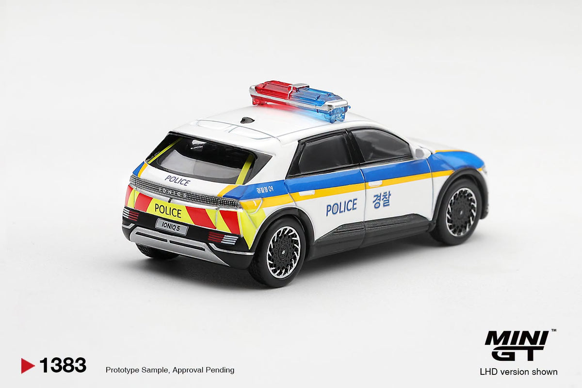 [PRE-ORDER] MINI GT Hyundai Ioniq 5 Police Car MGT01383 1/64 Diecast