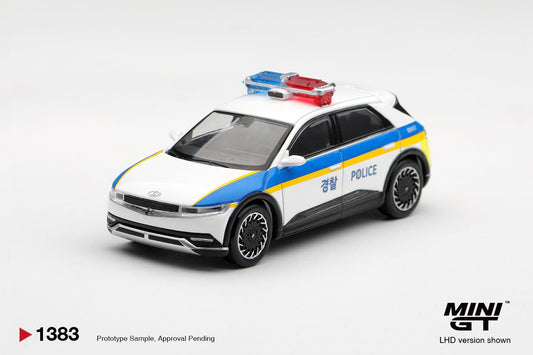 [PRE-ORDER] MINI GT Hyundai Ioniq 5 Police Car MGT01383 1/64 Diecast
