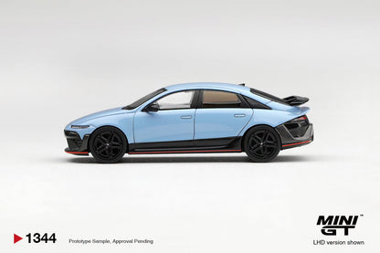 [Pre-Order] Mini GT Hyundai Ioniq 6 N Performance Blue Pearl MGT01344 1/64 Diecast