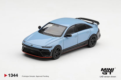 [Pre-Order] Mini GT Hyundai Ioniq 6 N Performance Blue Pearl MGT01344 1/64 Diecast