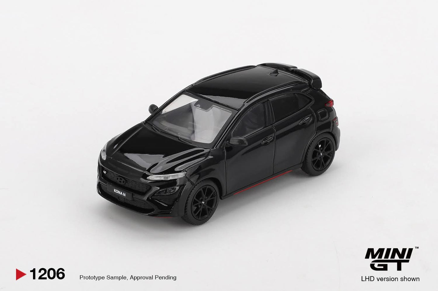 [Pre-Order] Mini GT Hyundai KONA N Phantom Black Korean Exclusive MGT01206 1/64 Diecast