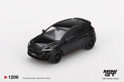 [Pre-Order] Mini GT Hyundai KONA N Phantom Black Korean Exclusive MGT01206 1/64 Diecast