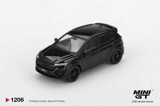 [Pre-Order] Mini GT Hyundai KONA N Phantom Black Korean Exclusive MGT01206 1/64 Diecast