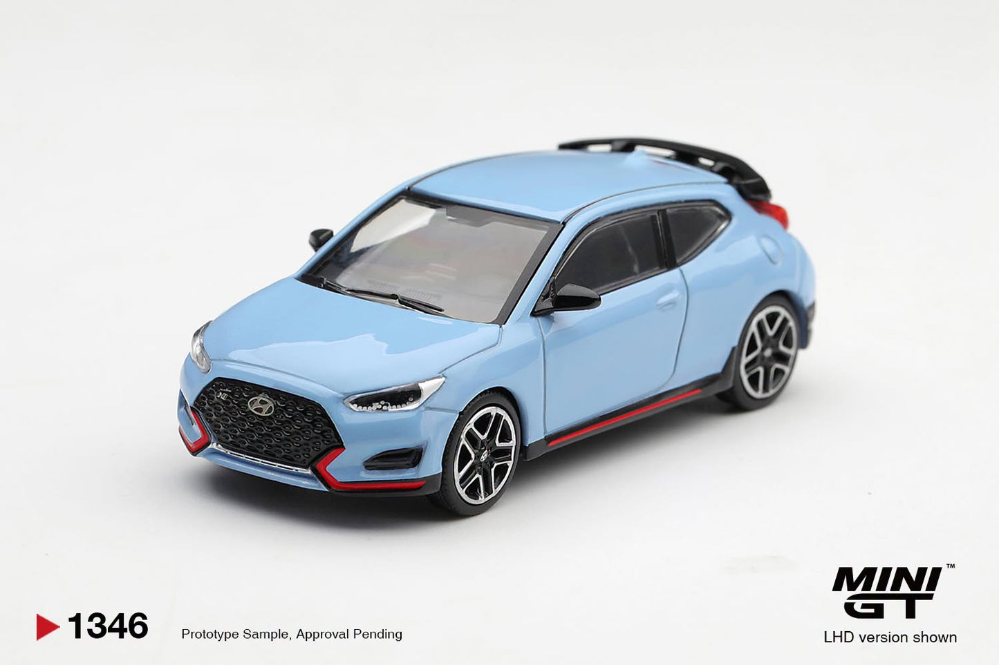 [Pre-Order] Mini GT Hyundai Veloster N Performance Blue MGT01346 1/64 Diecast