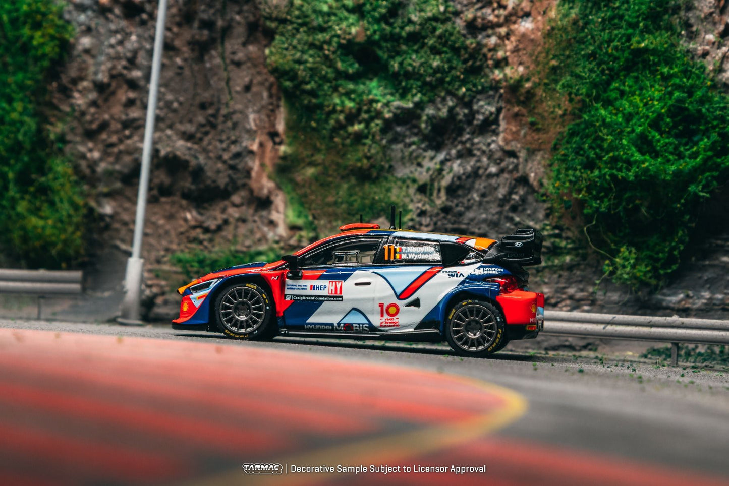 Tarmac Works Hyundai i20 N Rally1 Hybrid Croatia Rally 2024 Thierry Neuville - Martijn Wydaeghe T64-089-24CR11 1/64 Diecast