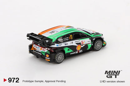 Mini GT Hyundai i20 N Rally1 #11 2023 Rally Croatia  Power Stage Winner MGT00972 1/64 Diecast