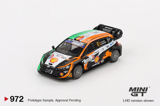 Mini GT Hyundai i20 N Rally1 #11 2023 Rally Croatia  Power Stage Winner MGT00972 1/64 Diecast