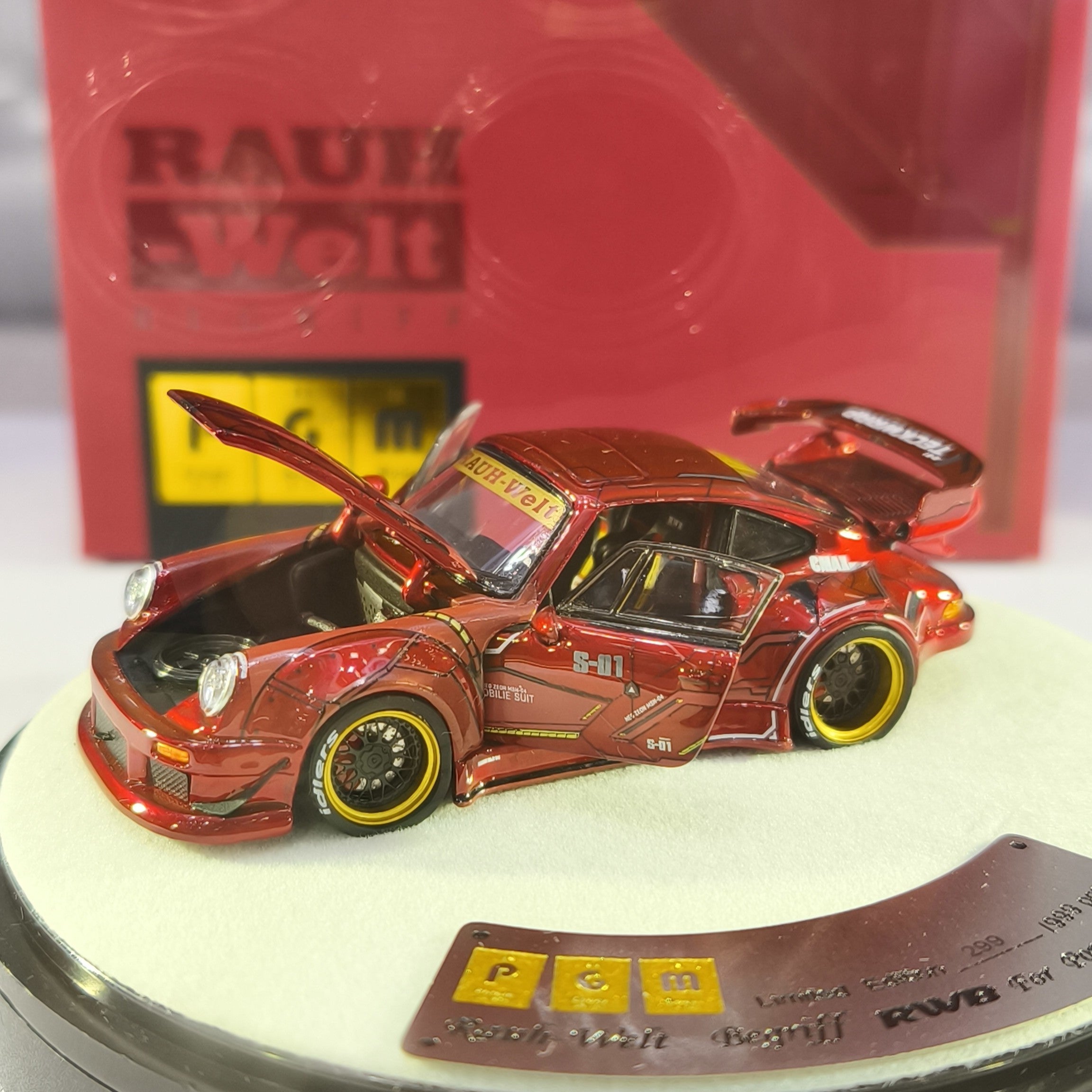 PGM Set of 3 Lamborghini LB-Works Aventador Porsche RWB 930 Nissan