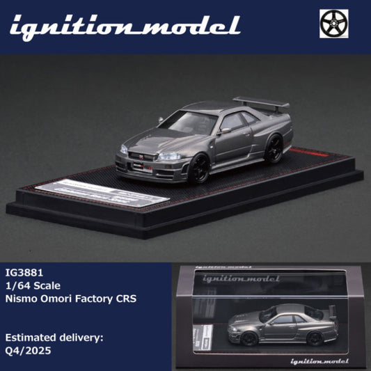 Ignition Model Nissan Skyline GT-R R34 Nismo Omori Factory CRS 1/64 Die Cast
