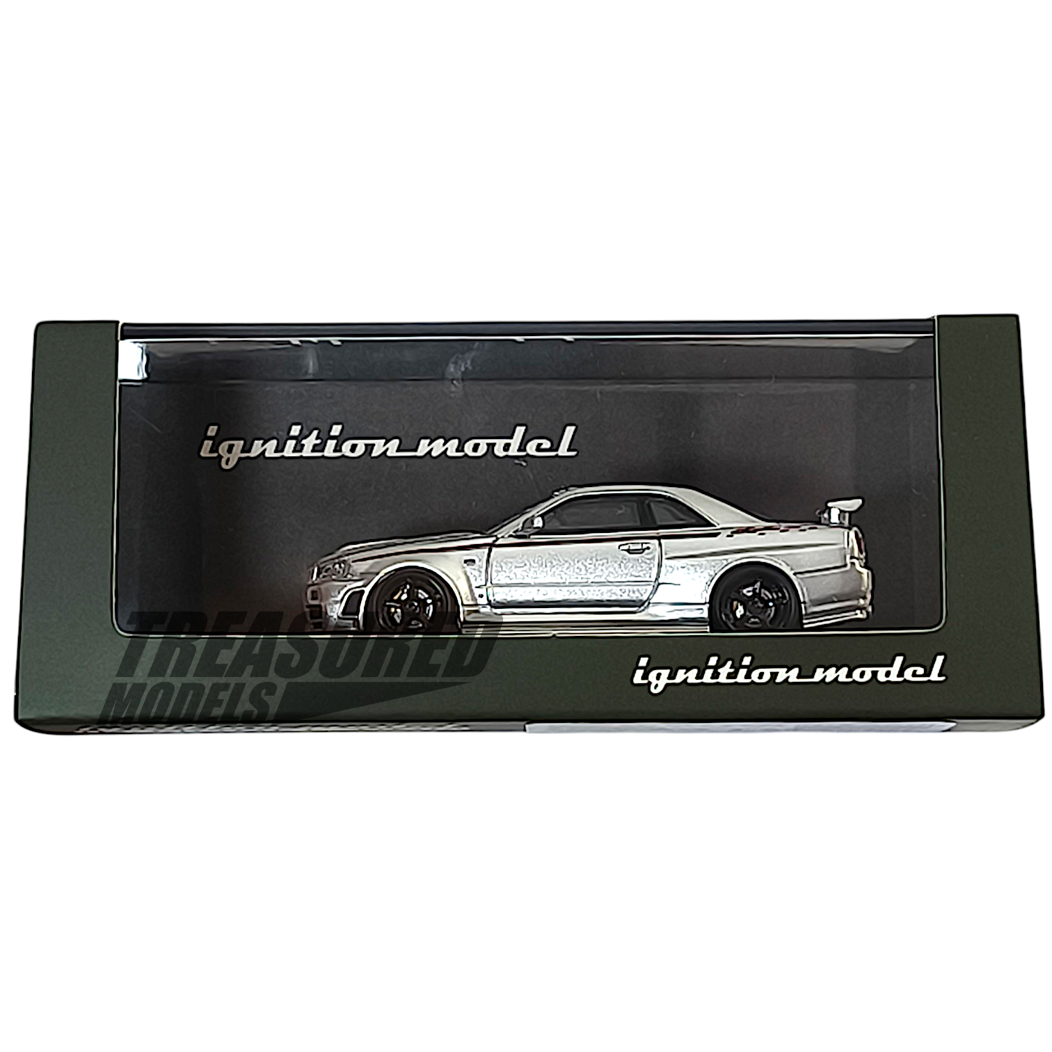 Ignition Model Nissan Skyline GT-R R34 Nismo Z-Tune Silver 1/64 Diecast