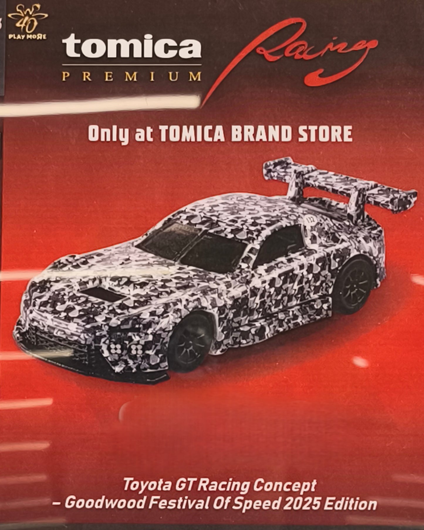 Tomica Premium Racing Toyota GR GT Racing Concept Good Wood Festival of Speed 2025 Digital Camoflaruge Tomica Brand Store Limited 1/64 Diecast
