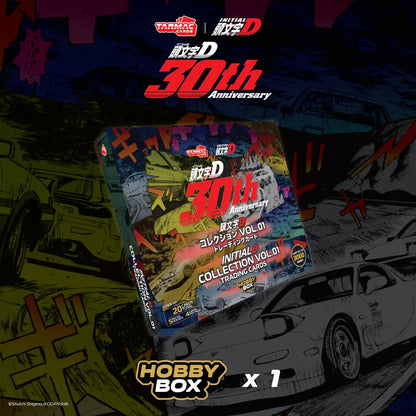 Tarmac Cards Initial D Collection Vol.01 - 30th Anniversary - Hobby Box TC-IDC-H01 (Box) 1/64 Diecast