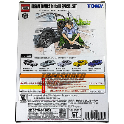 Tomica Initial D Special 5 Car Set Dream Tomica 1/64 Die Cast Tomica Initial D Special 5 Car Set Dream Tomica 1/64 Die Cast