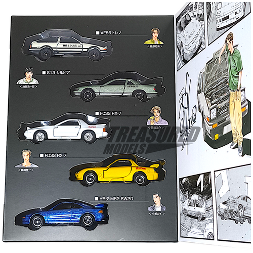 Tomica Initial D Special 5 Car Set Dream Tomica 1/64 Die Cast