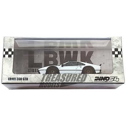 Inno64 Ferrari 308 GTB LBWK White IN64-LBWK308-WHI 1/64 Diecast