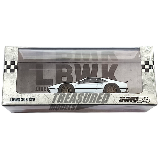 Inno64 Ferrari 308 GTB LBWK White IN64-LBWK308-WHI 1/64 Diecast