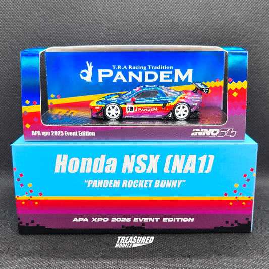 Inno64 Honda CHASE NSX NA1 Pandem Rocket Bunny APAxpo 2025 1/64 Diecast