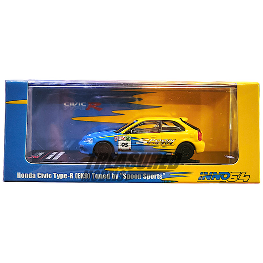 Inno64 Honda Civic Type-R EK9 Tuned by Spoon Sports IN64-EK9-SP 1/64 Die Cast