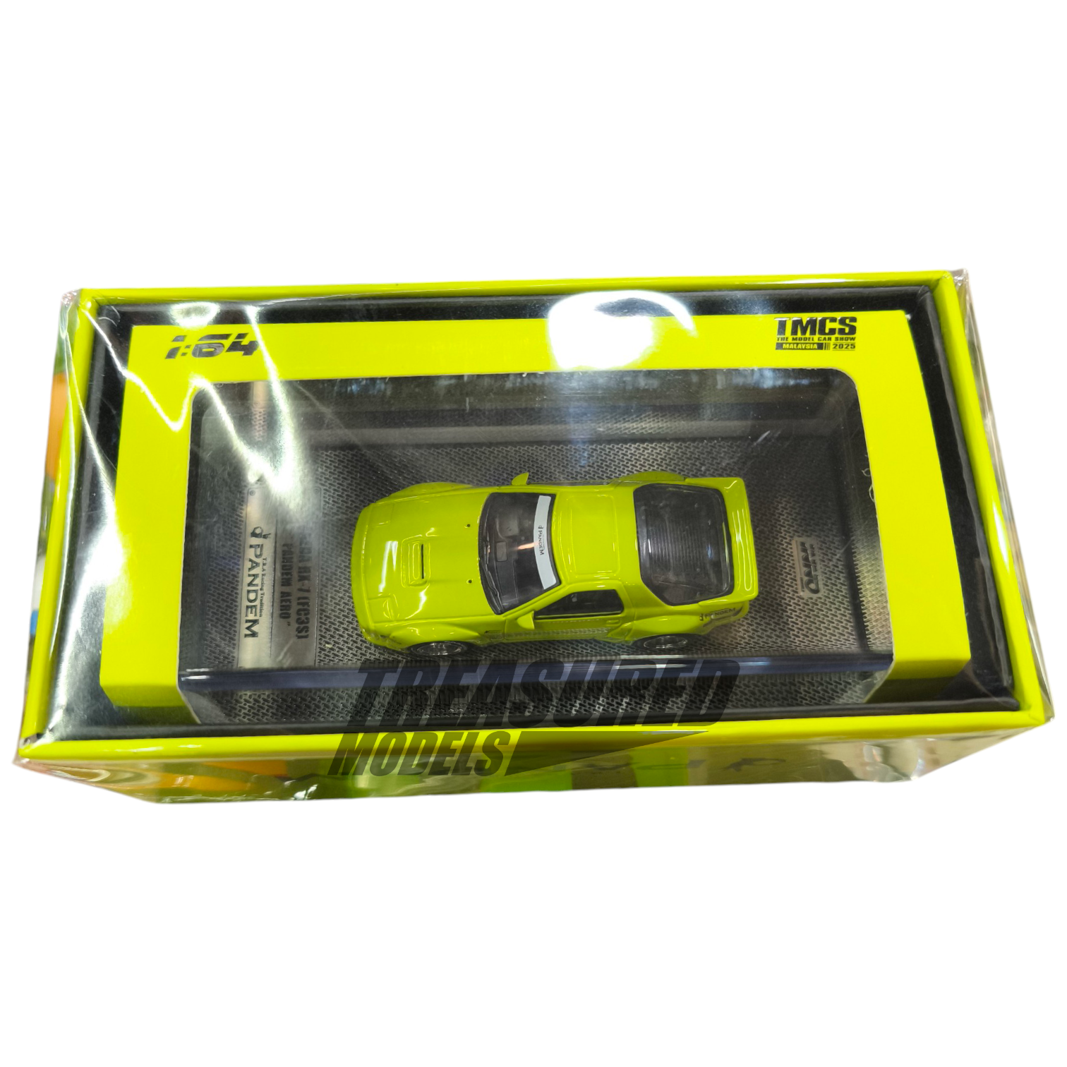 Inno64 Mazda RX-7 FC3S Pandem Yellow TMCS2025 1/64 Die Cast Inno64 Mazda RX-7 FC3S Pandem Yellow TMCS2025 1/64 Die Cast