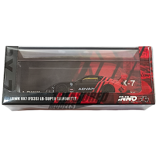 Inno64 Mazda RX-7 FD3S LB-Super Silhouette Advan Livery IN64-LBWK-RX7-05 1/64 Diecast