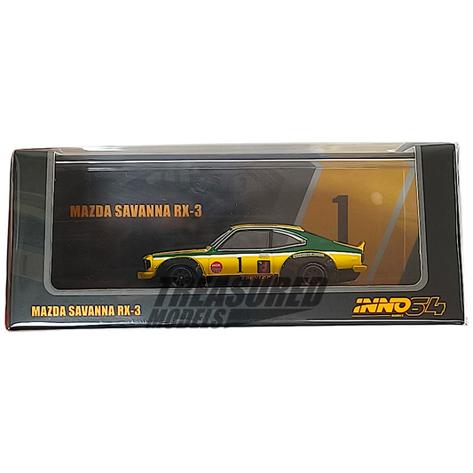 Inno64 Mazda Savanna RX3 Katayama Racing Livery IN64-RX3-KTYM 1/64 Die Cast