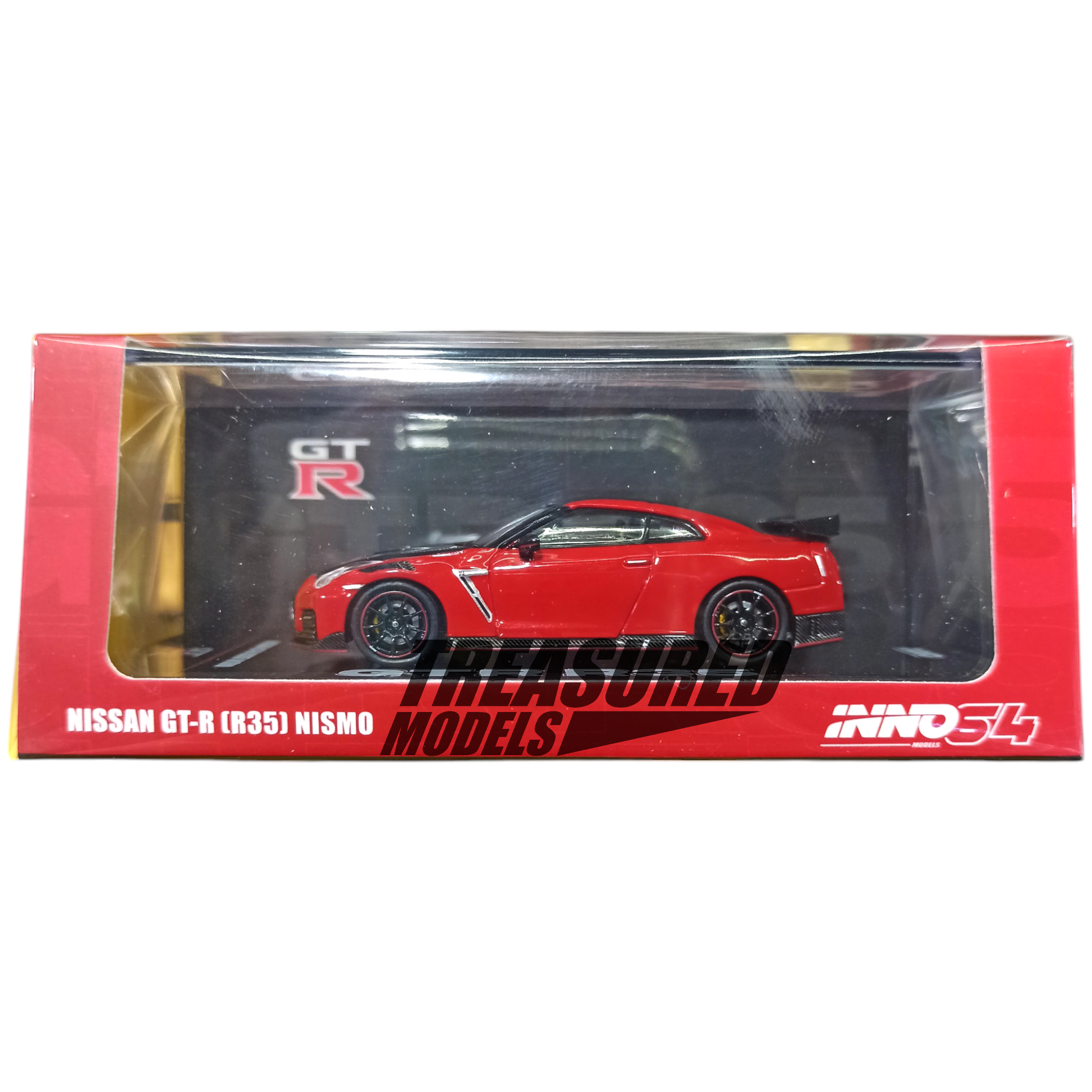 Inno64 Nissan GT-R R35 Nismo Red 1/64 Die Cast