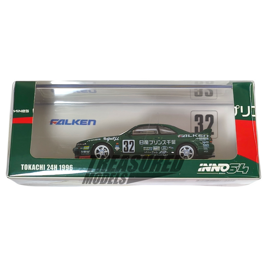 Inno64 Nissan Skyline GT-R R33 Prince Chiba Falken N1 Super Endurance Series Tokachi 24H 1996 IN64-R33R-N1S96 1/64 Die Cast