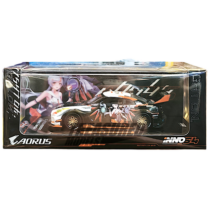 Inno64 Nissan Skyline GT-R R35 Widebody AORUS 2025 Bilibili World Anime Show Exclusive 1/64 Diecast