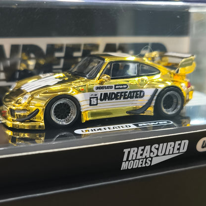 Inno64 Porsche RWB 993 Gold Chrome Chase TASKL 2025 1/64 Die Cast