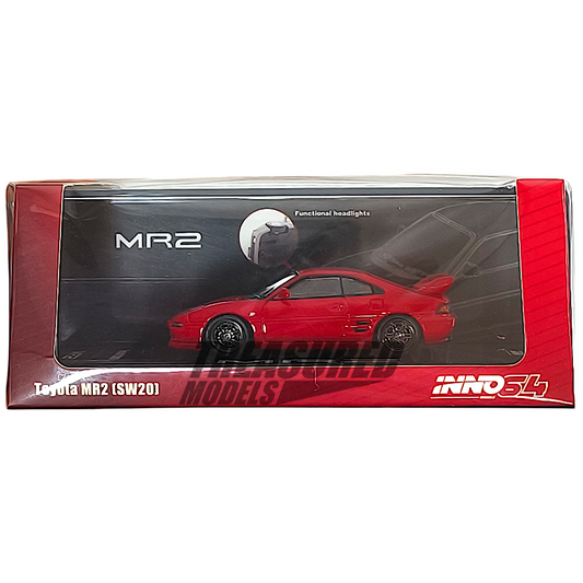 Inno64 Toyota MR2 SW20 Red IN64-MR2SW20-RED 1/64 Die Cast