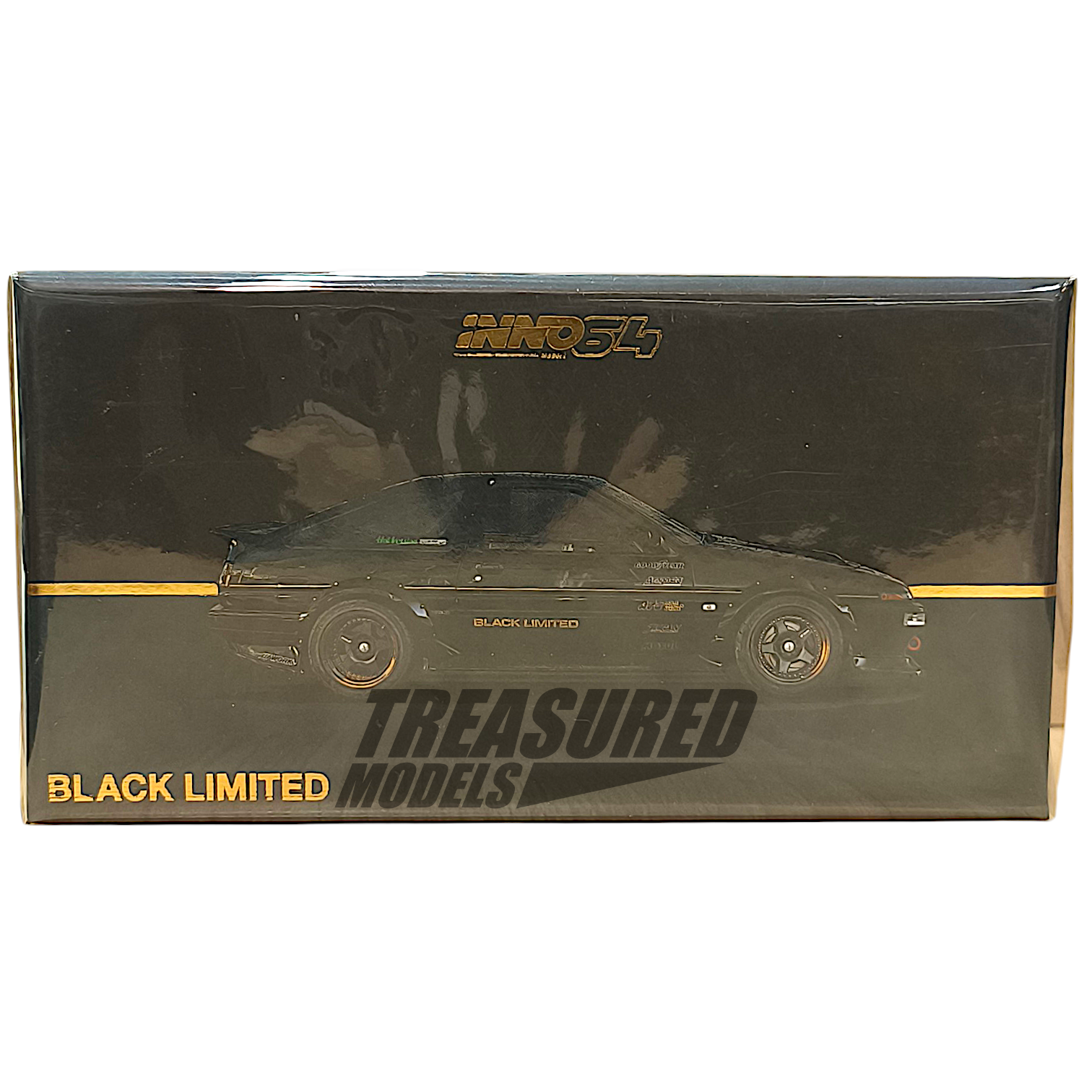 Inno64 Toyota Sprinter Trueno AE86 Black Limited 7uned by Tec-Art's @ Trackerz Fest Malaysia Event Model 1/64 Diecast