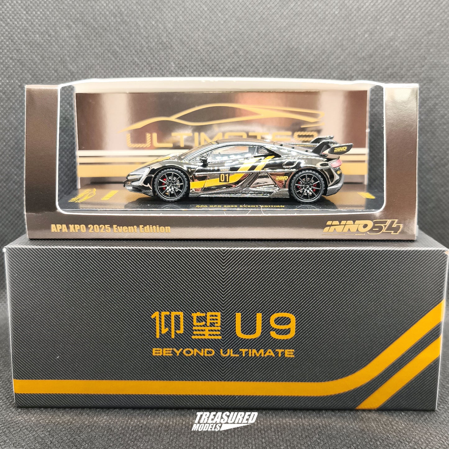 Inno64 YangWang CHASE U9 Black APAxpo 2025 1/64 Diecast
