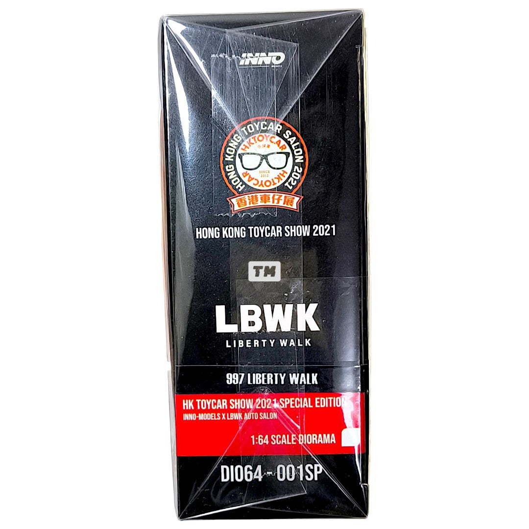 Inno64 Inno Models x LBWK Auto Salon Hong Kong ToyCar Show 2021 Black Chrome Event Model Set 1/64 Diecast