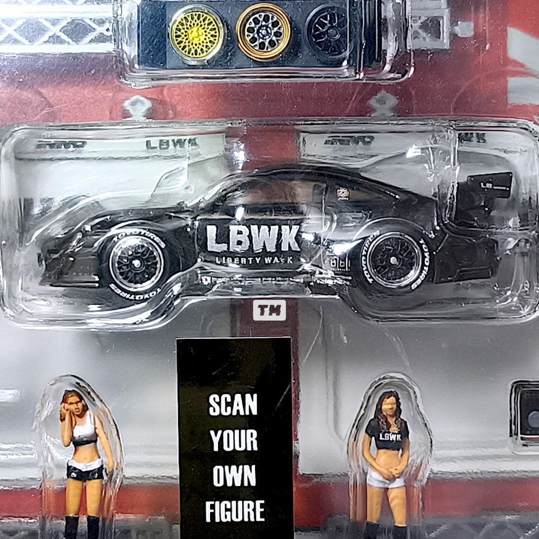 Inno64 Inno Models x LBWK Auto Salon Hong Kong ToyCar Show 2021 Black Chrome Event Model Set 1/64 Diecast