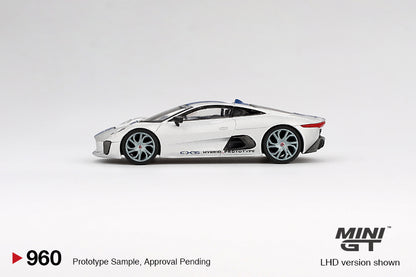 Mini GT Jaguar C-X75 Silver MGT00960 1/64 Die Cast