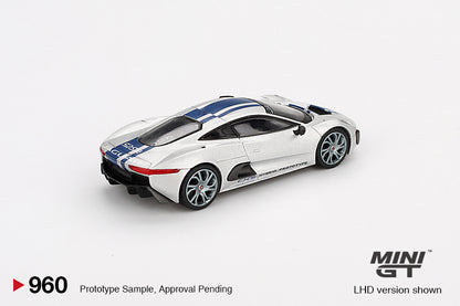 Mini GT Jaguar C-X75 Silver MGT00960 1/64 Die Cast