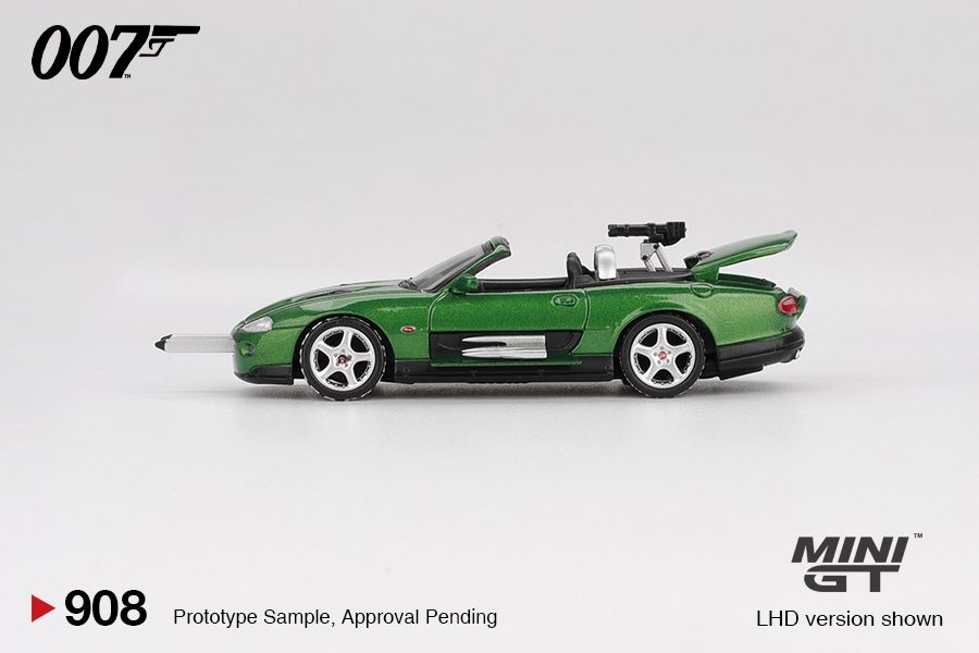 Mini GT Jaguar XKR 007 Die Another Day English Poster Blister