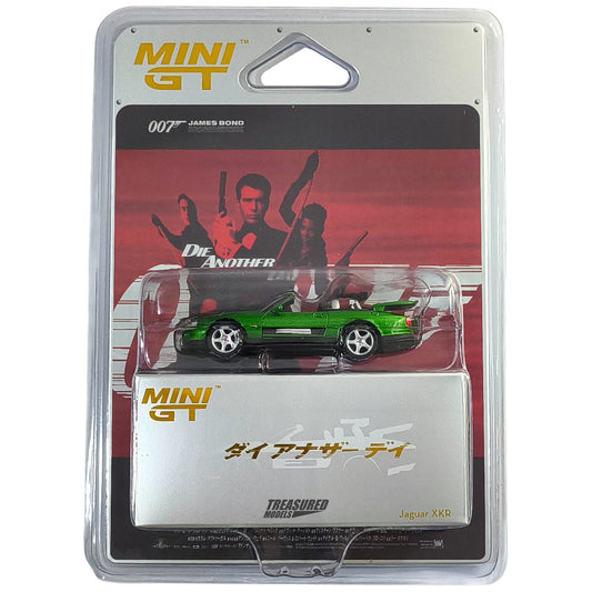 Mini GT Jaguar XKR 007 Die Another Day Japan Poster Blister Packaging MGT00908-007J 1/64 Diecast