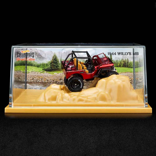 Hot Wheels Jeep 1944 Willys MB Spectraflame Red 2021 RLC 1/64 Diecast