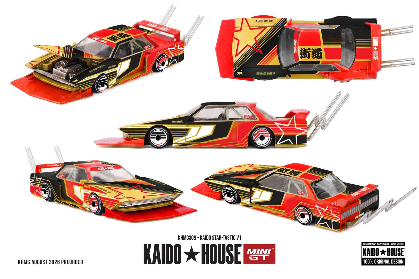 [Pre-Order] Kaido House KAIDO STAR-TASTIC V1 KHMG309 1/64 Diecast