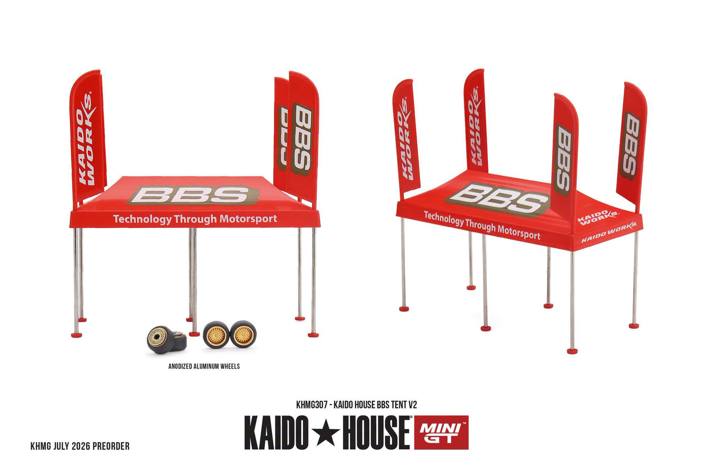 [Pre-Order] Kaido House BBS Tent V2 KHMG307 1/64 Diecast