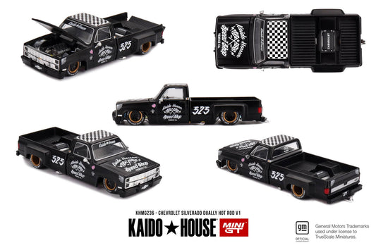 Kaido House Chevrolet Silverado Dually Hot Rod V1 KHMG236 1/64 Diecast