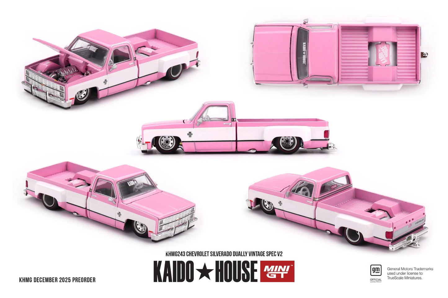 Kaido House Chevrolet Silverado Dually Vintage Spec V2 KHMG243 1/64 Diecast