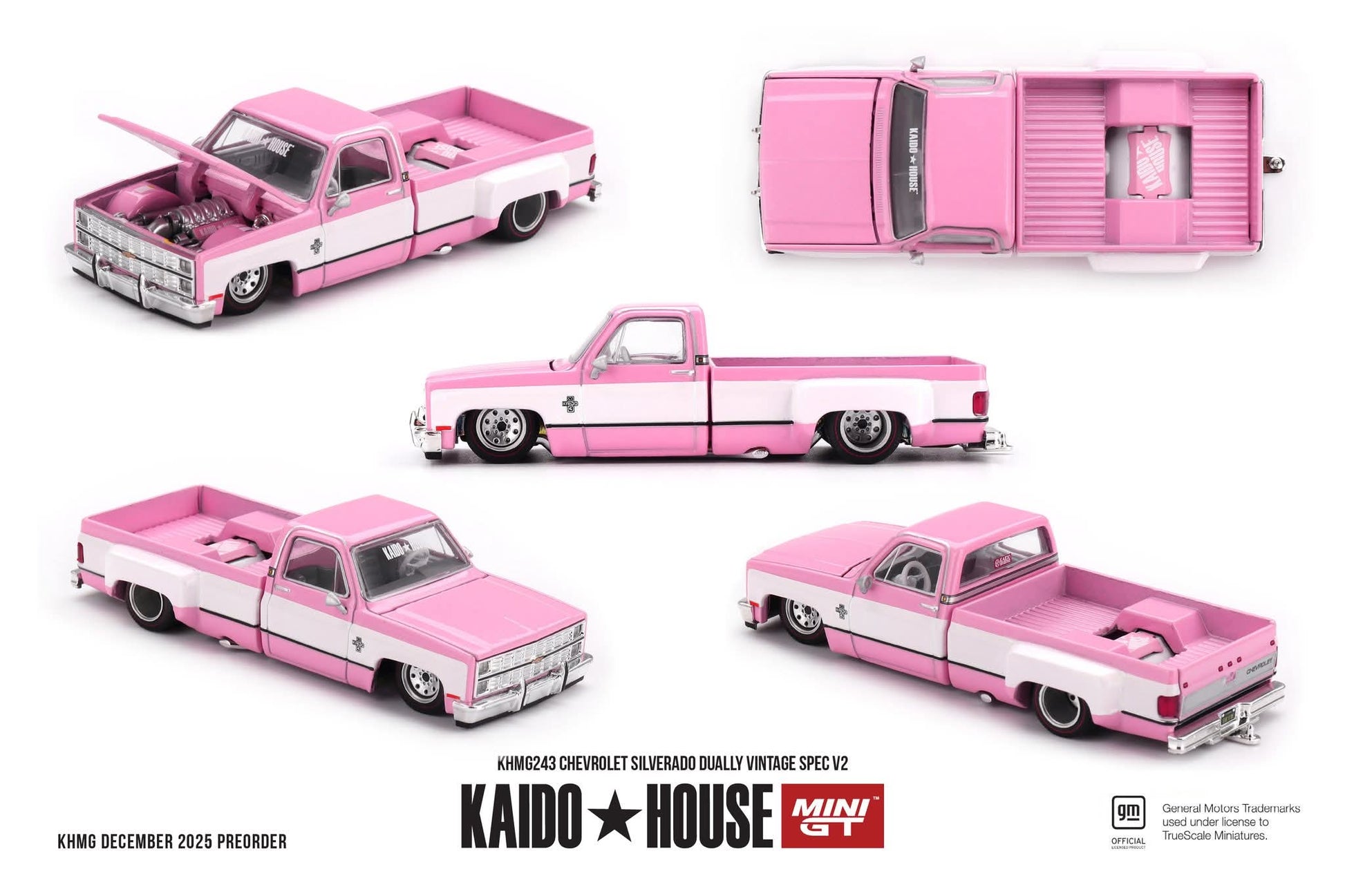 Kaido House Chevrolet Silverado Dually Vintage Spec V2 KHMG243 1/64 Diecast